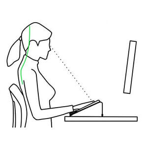 Keyboard Typing Posture Correct