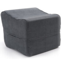 legs up vinyl footstool